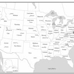 10 New Printable U.s. Map With States And Capitals | Printable Map | Printable Us Map With Capitals