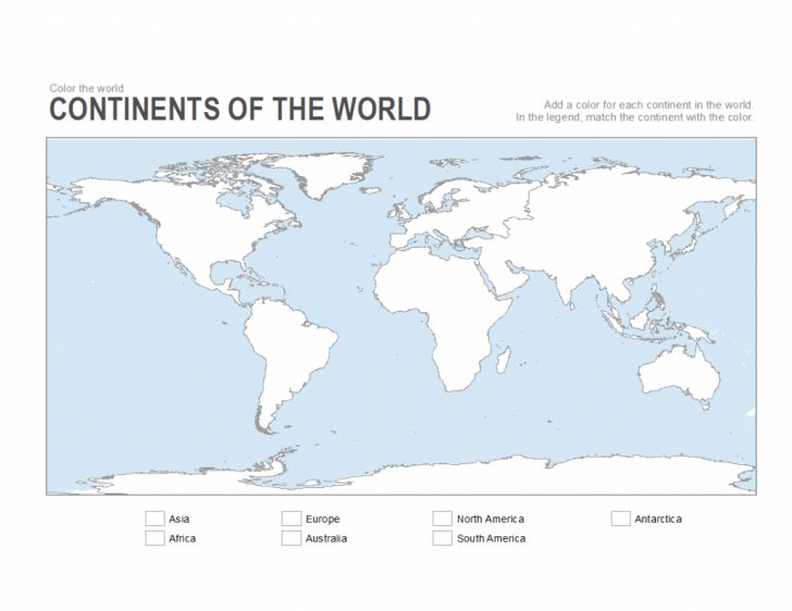 7 Printable Blank Maps For Coloring Activities In Your Geography ...