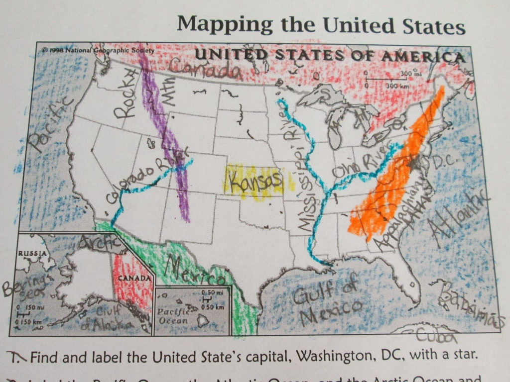 Adventures In Third Grade: Landforms &amp;amp; Waterways In North America | Printable Landform Map Of The United States