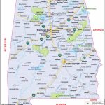 Alabama Map For Free Download. Printable Map Of Alabama, Known As | Printable A3 Map Of Usa