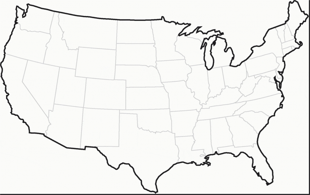 Blank Map Of California Printable Printable Blank Us Political Map | Blank Us Political Map Printable