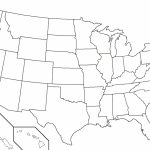 Blank Map Of Continental Us Blank Us Map Hi Elegant Printable United | Printable United States Map Blank