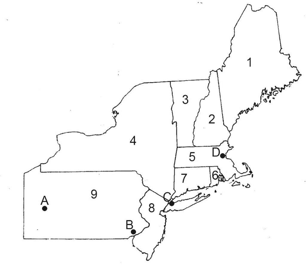 Blank Map Of Northeast Us And Travel Information | Download Free | Blank Us Regions Map