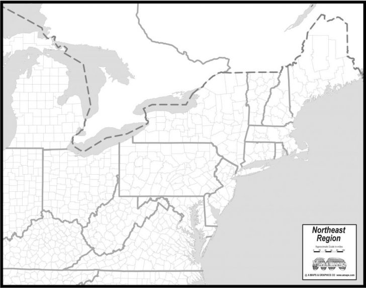 Printable Map Of The Northeastern United States