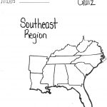 Blank Map Of Southeast Us Interactive Southeastern United At States | Printable Blank Map Southeast United States