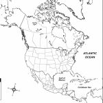 Blank Map Of The Us And Canada Outline Usa Mexico With Geography | Printable Map Of Usa And Canada