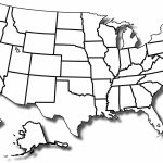 Blank Map Of The Us And Canada Outline Usa Mexico With Geography | Printable Usa Map Outline