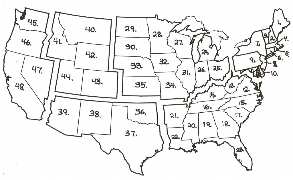 Usa Map Free Printable 