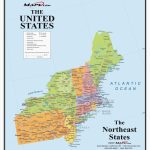 Blank Map United States Eastern Region Awesome North East United | Northeast United States Map Printable
