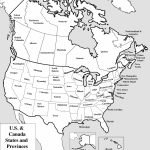 Blank Map United States Printable Inspirationa Unlabeled Map The | Printable Map Of The United States And Canada