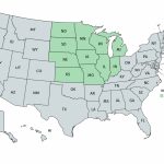 Blank Midwest Map Printable Windsurfaddicts Com | Printable Map Of Midwest Usa