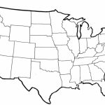 Blank Political Map Of The United States | Printable Blank Us Map With State Outlines
