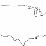 Blank Us Map   Dr. Odd | Geography | Map Outline, State Map, United | United States Map Template Printable