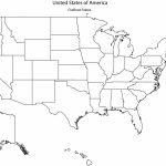 Blank Us Map Of States Us River Map United States Map Without State | Printable Us Map Without Names