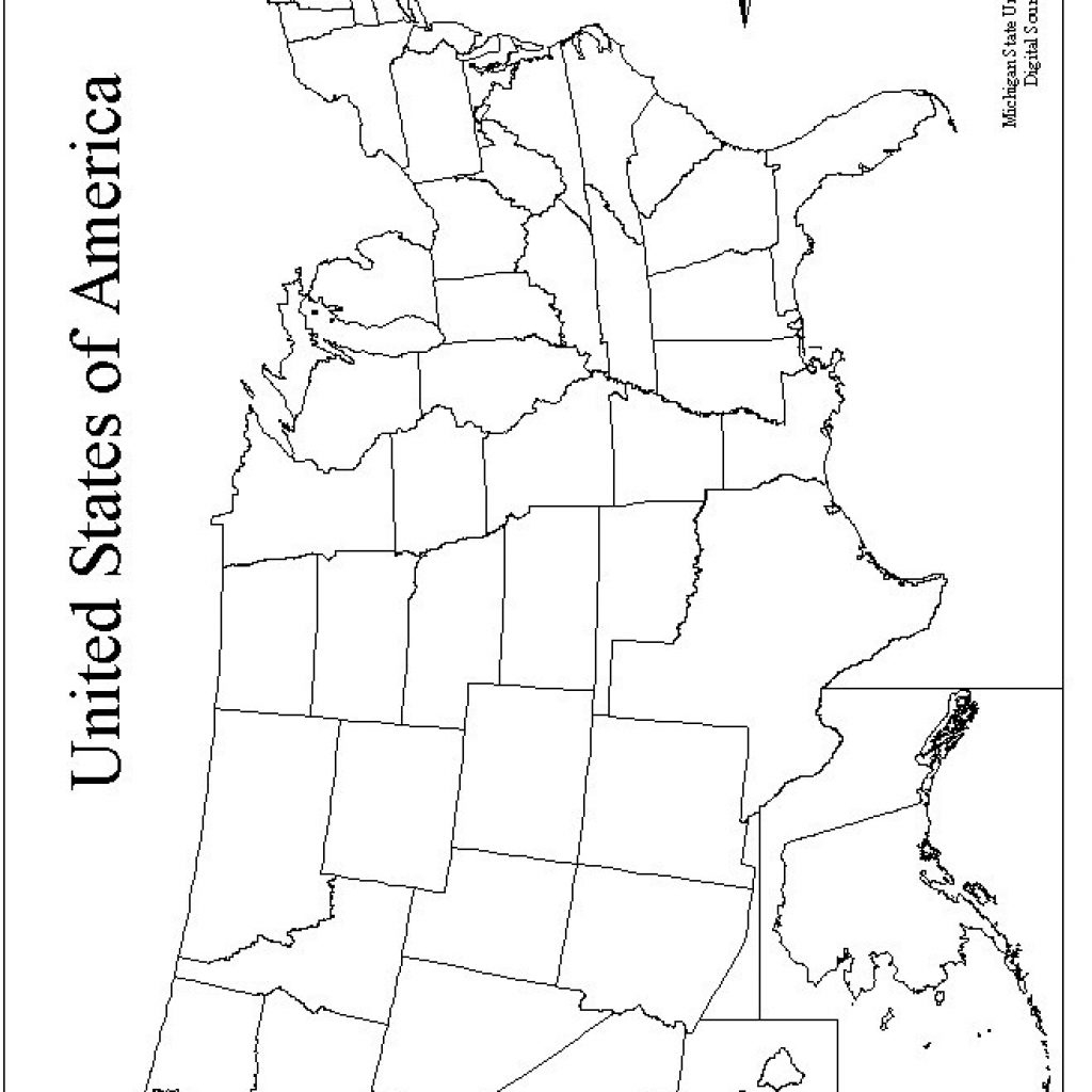 Printable Blank United States Map Francesco Printable   Blank Us Map Pdf Large Printable United States Maps Outline North Large Printable Blank United States Map 