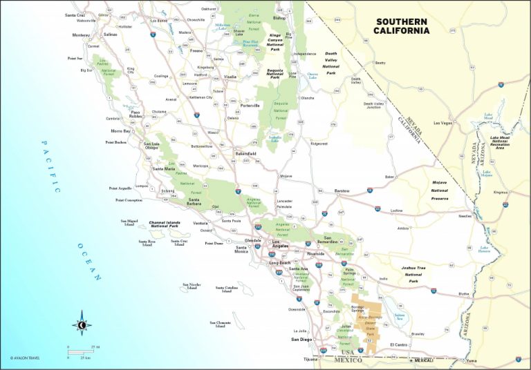 California Map Longitude Latitude Printable Maps Map Us West Coast ...