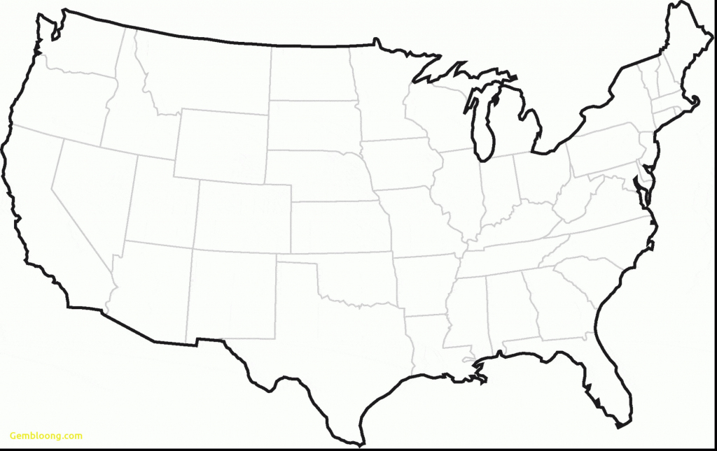 California State Map Outline Fresh Blank Us With States Names | Big United States Map Printable
