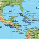 Central America & Carribean Map,map Of Central America & Carribean | Printable Map Of Central American Countries