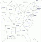 East Coast Of The United States : Free Map, Free Blank Map, Free | Printable Blank Map Of Eastern United States