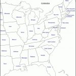 East Coast Of The United States Free Map, Free Blank Map, Free | Printable Outline Map Of Eastern United States