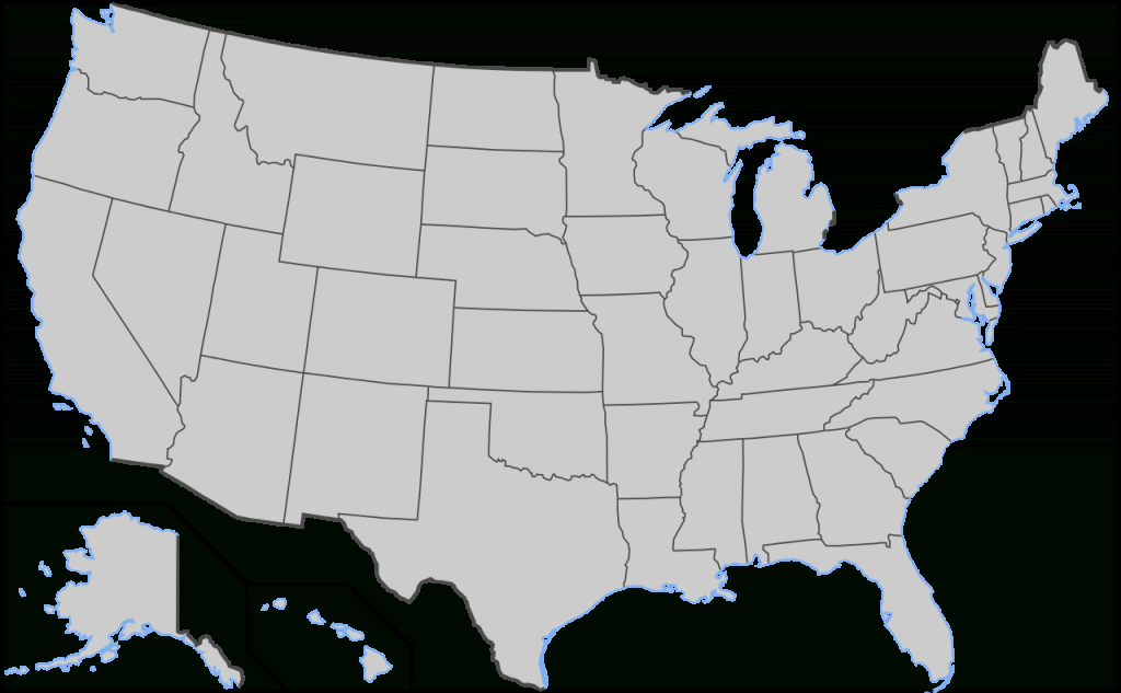 File:blank Us Map With Borders.svg - Wikimedia Commons | Blank Us Map Black Borders