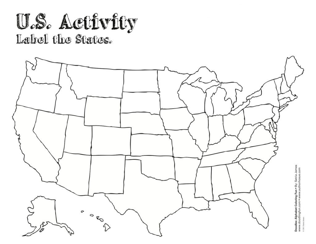 Free Blank Outline Map Of Us United States Pdf At Maps American | Printable Map Of Usa Pdf