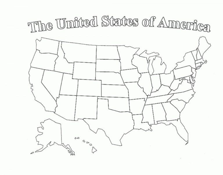 Free Printable Blanak Us Maps 50 States Blank Map For Usa Print With | Printable Map Of Usa ...