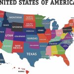 Free Printable Map Of Usa With Capitals | Globalsupportinitiative | Free Printable Labeled Map Of The United States