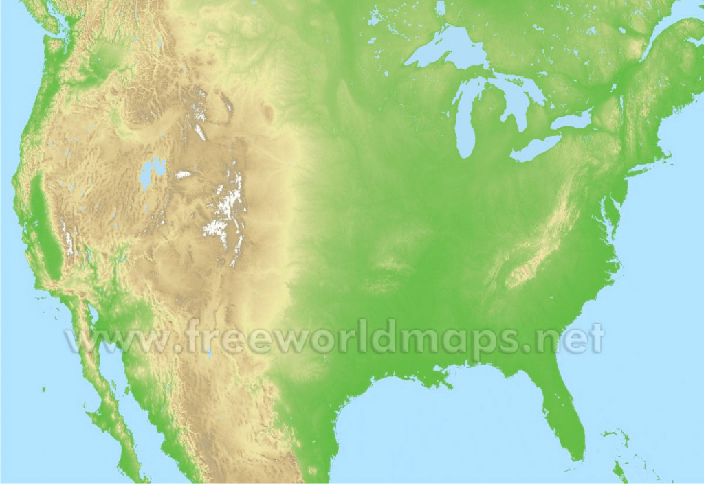 us physical map with elevation fresh us elevation map with key