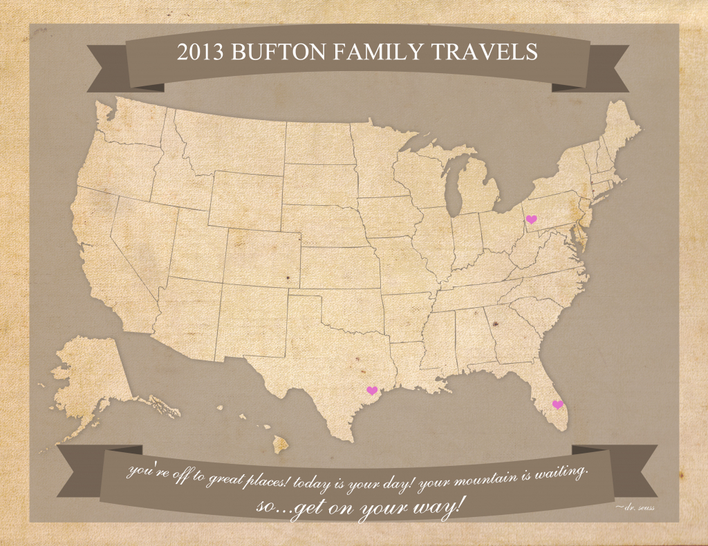 Free Printable United States Travel Map | Printable Us Travel Map