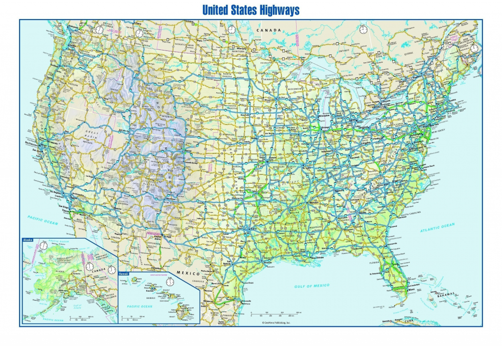 Free Printable Us Highway Map Usa Road Map Luxury United States Road ...