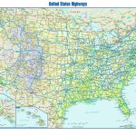 Free Printable Us Highway Map Usa Road Map Unique United States Road | Free Printable Road Map Of Usa