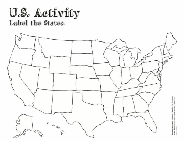 Map Of 52 States In Usa Printable