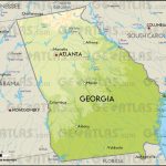 Ga Physical Lg Printable Maps Georgia State Map Images 12 Physical | Printable Map Of Georgia Usa