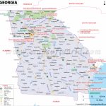 Georgia Map, Map Of Georgia (U.s. State) | Free Printable Map Of Georgia Usa