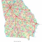 Georgia Printable Map | Free Printable Map Of Georgia Usa