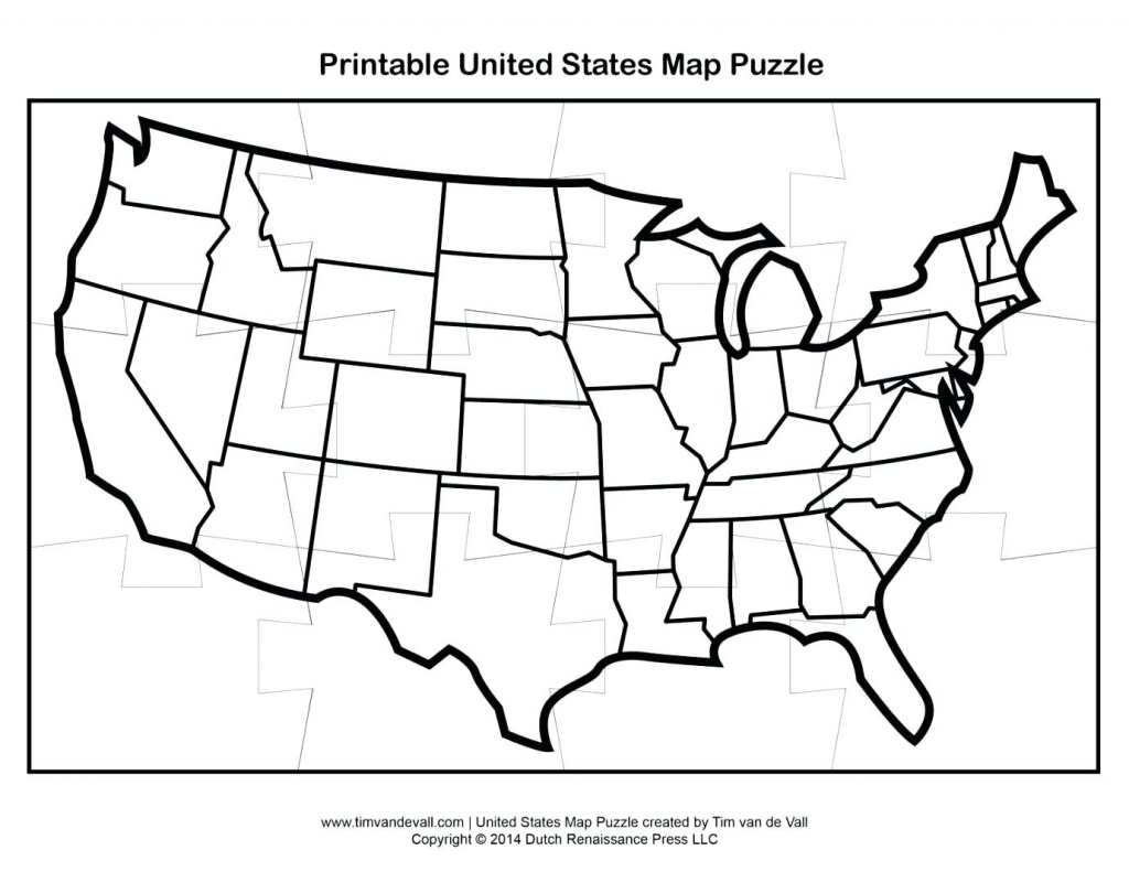Label The States Worksheet Large Printable Blank Us Map Outline | Enlarged Printable United States Map