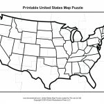 Label The States Worksheet Large Printable Blank Us Map Outline | Large Printable Blank United States Map