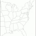 Large Blank Map Of Eastern Us United States Map Map Of Us States | Printable Blank Map Of The Eastern United States