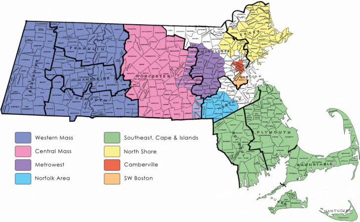 Printable Map Of New England Usa