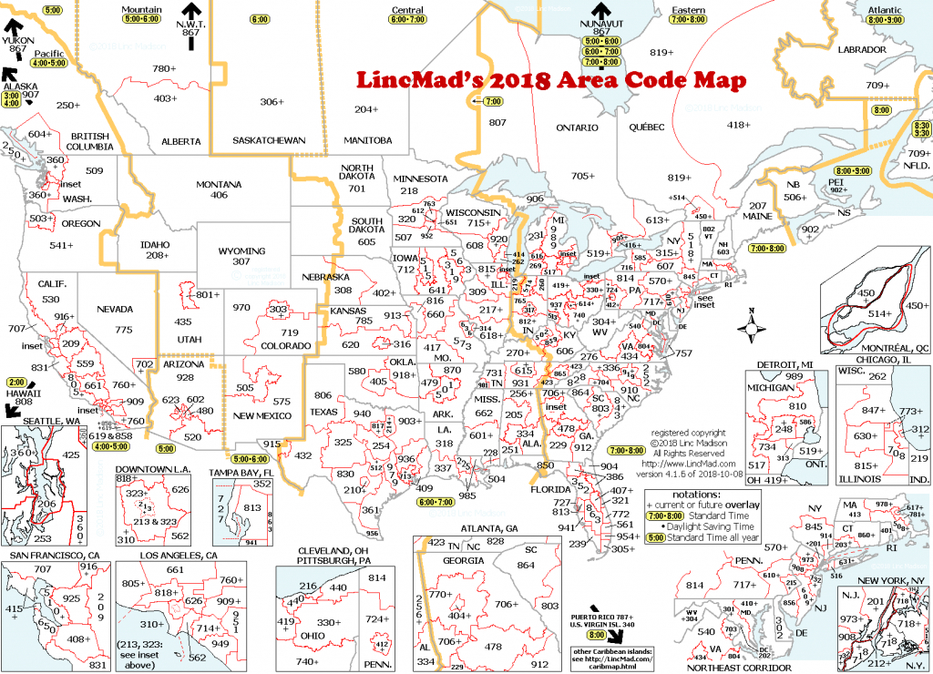 Us Area Code Map Printable Printable Maps Vrogue