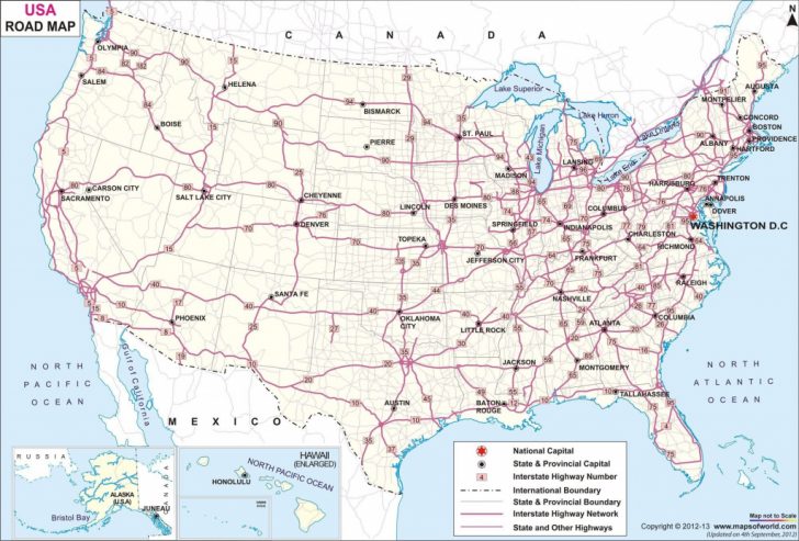 major us cities and roads map usa road map awesome united