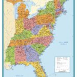 Map Of East Coast Usa States With Cities Map United States Printable | Printable Map East Coast Usa