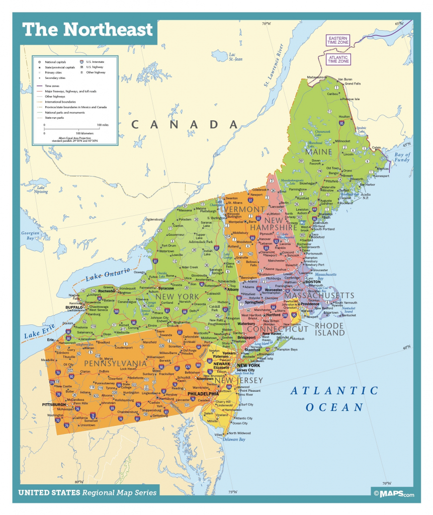 Printable Map Of Eastern Usa - Printable US Maps