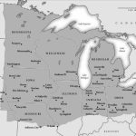 Map Of Midwest Usa States And Capitals Region Of United States | Printable Map Of Midwest Usa