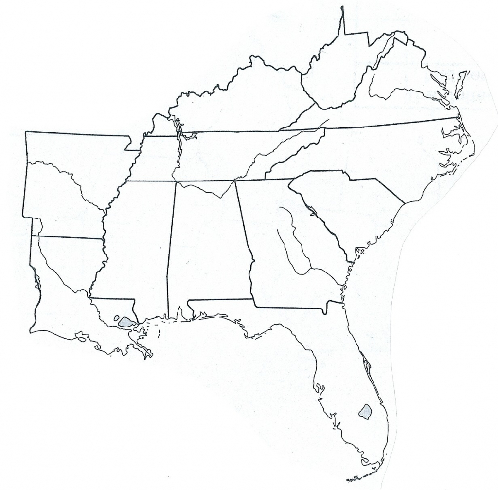 Map Of Southeast Us States - Maplewebandpc | Printable Southeastern United States Map