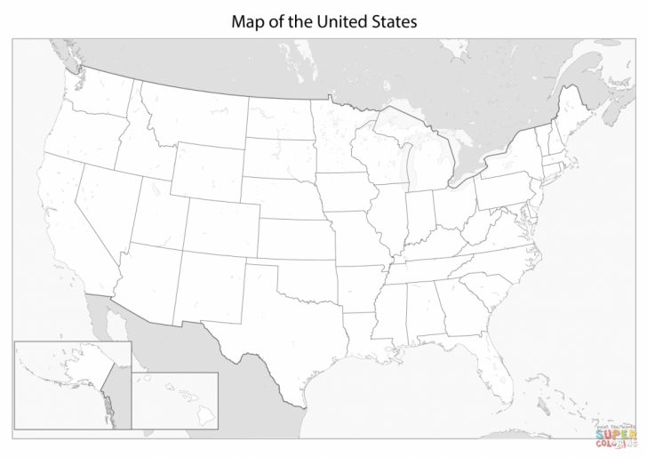 Printable Version Of United States Map