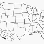 Map Of The Us Black And White Blank Us Map Awesome United States Map | Blank Us Map Png