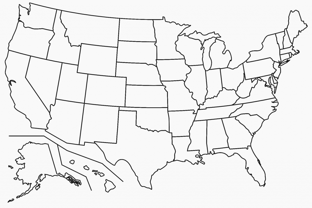 Map Of The Us Black And White Blank Us Map Awesome United States Map | United States Map Printable Black And White