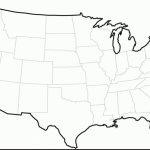 Map Of The Us Colored States Usa States Colored Blank Beautiful | Blank Usa Political Map